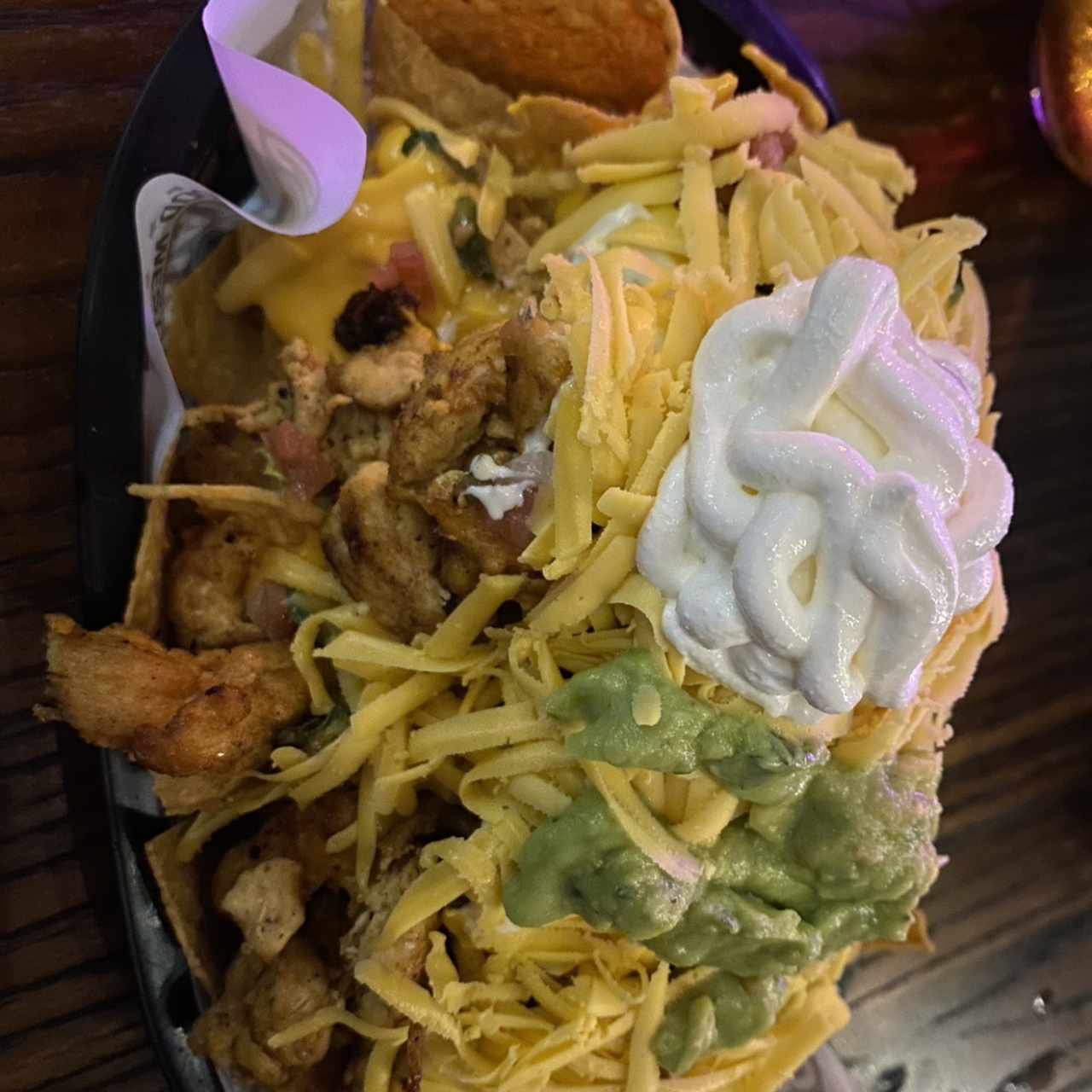 Nachos con pollo 