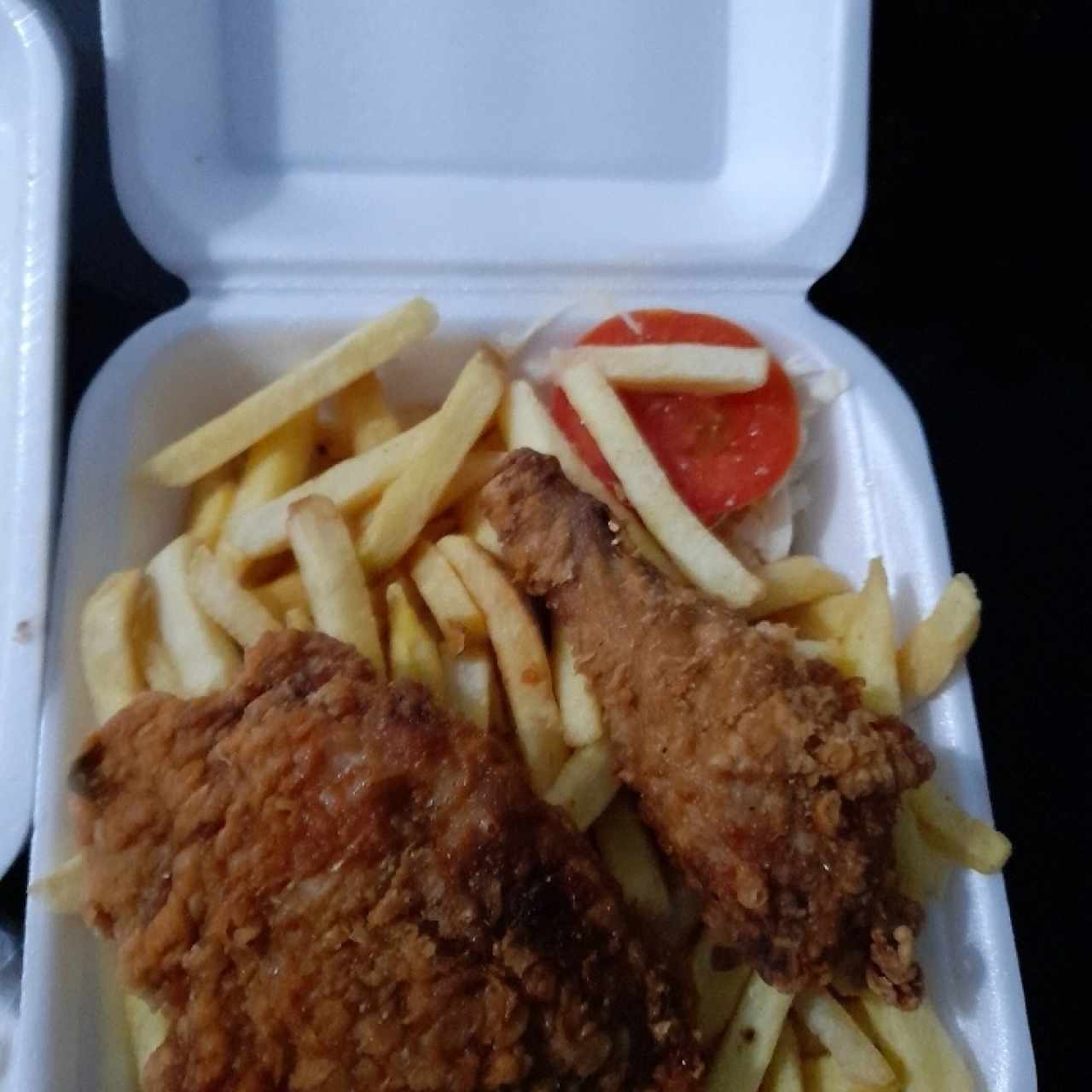 pollo  con papas