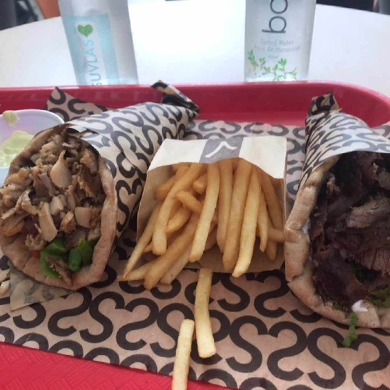 Gyro de carne y pollo