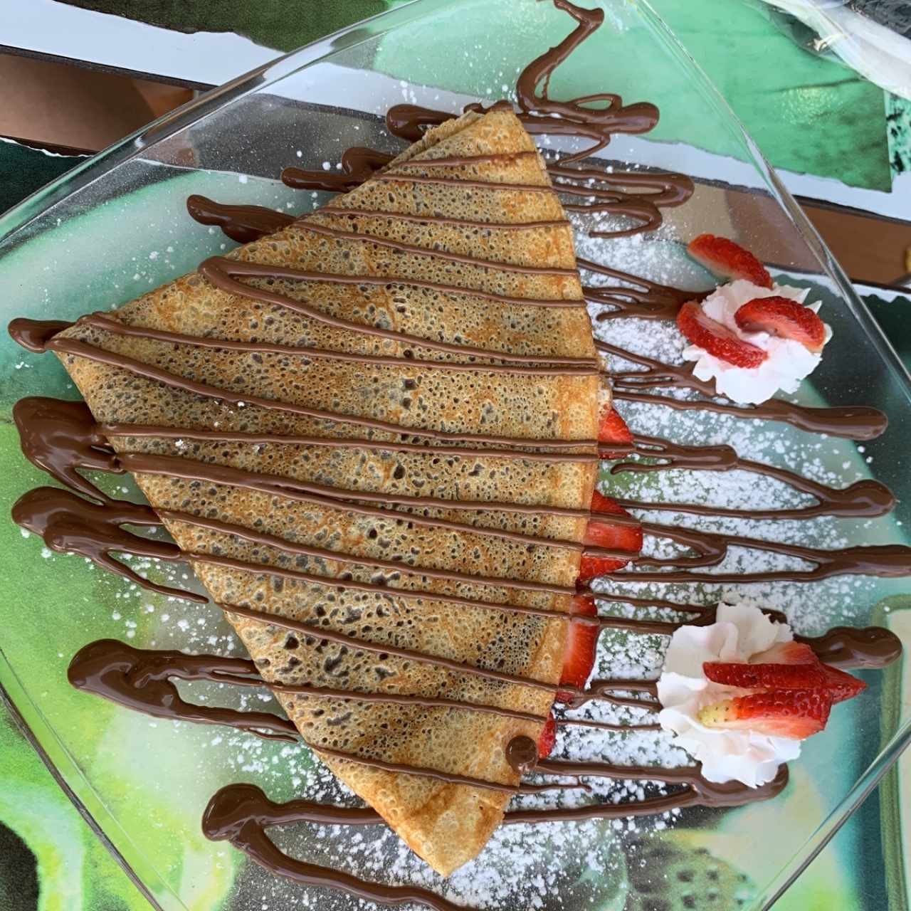 crepes de nutella con fresa