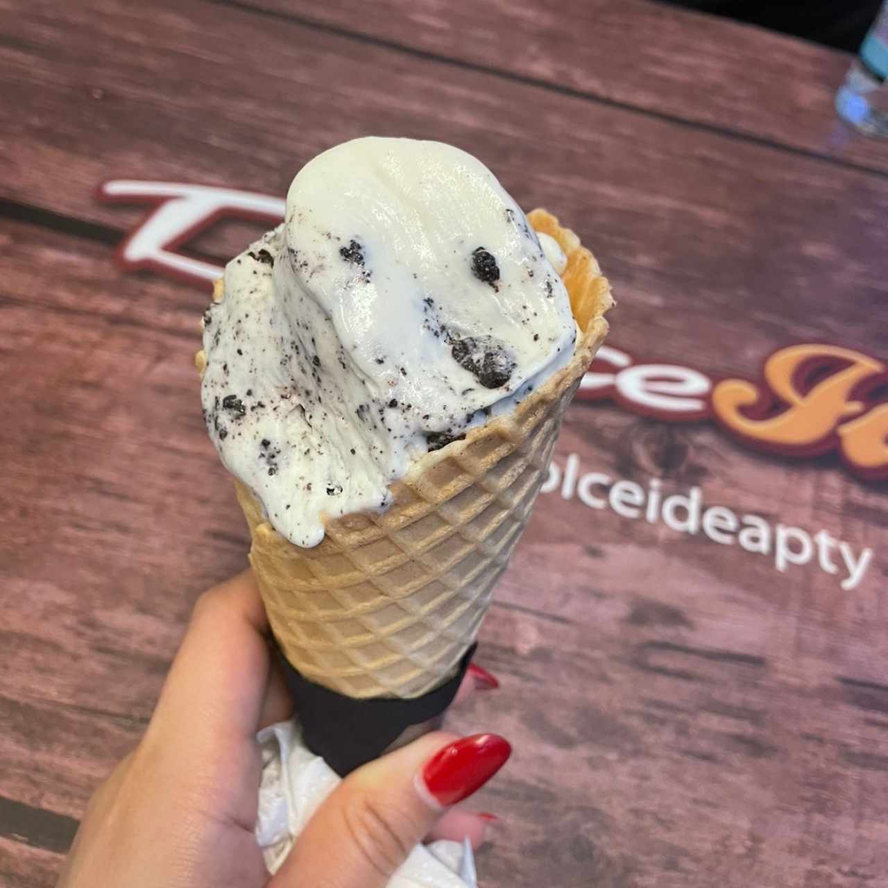 Helado de Oreo