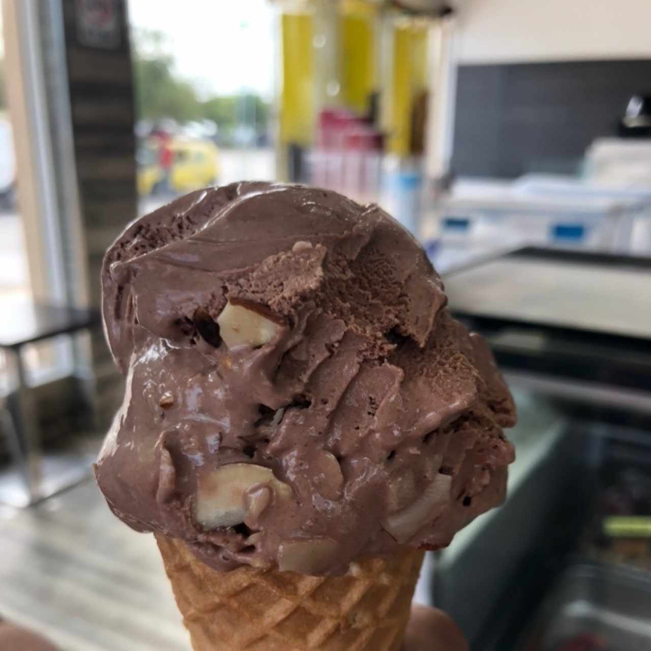 helado de chocolate