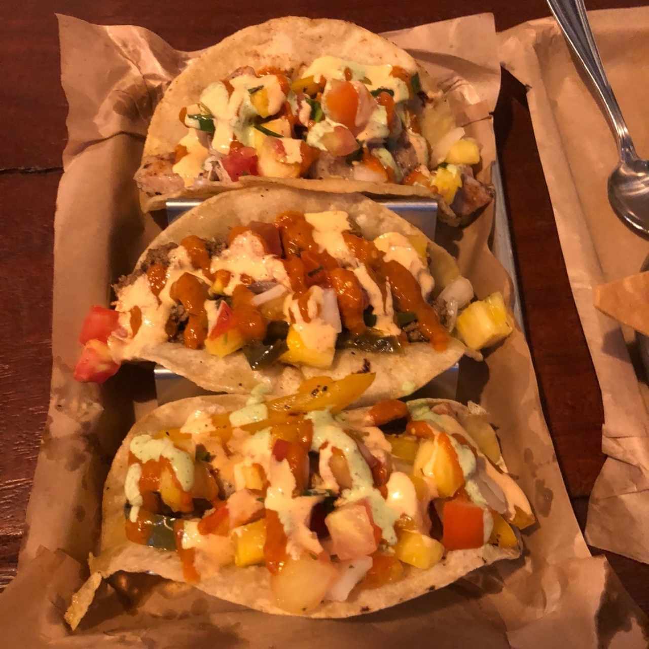 tacos de pollo