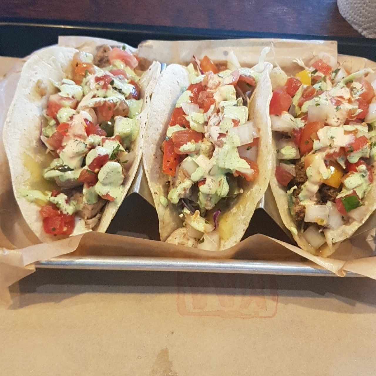 3 tacos