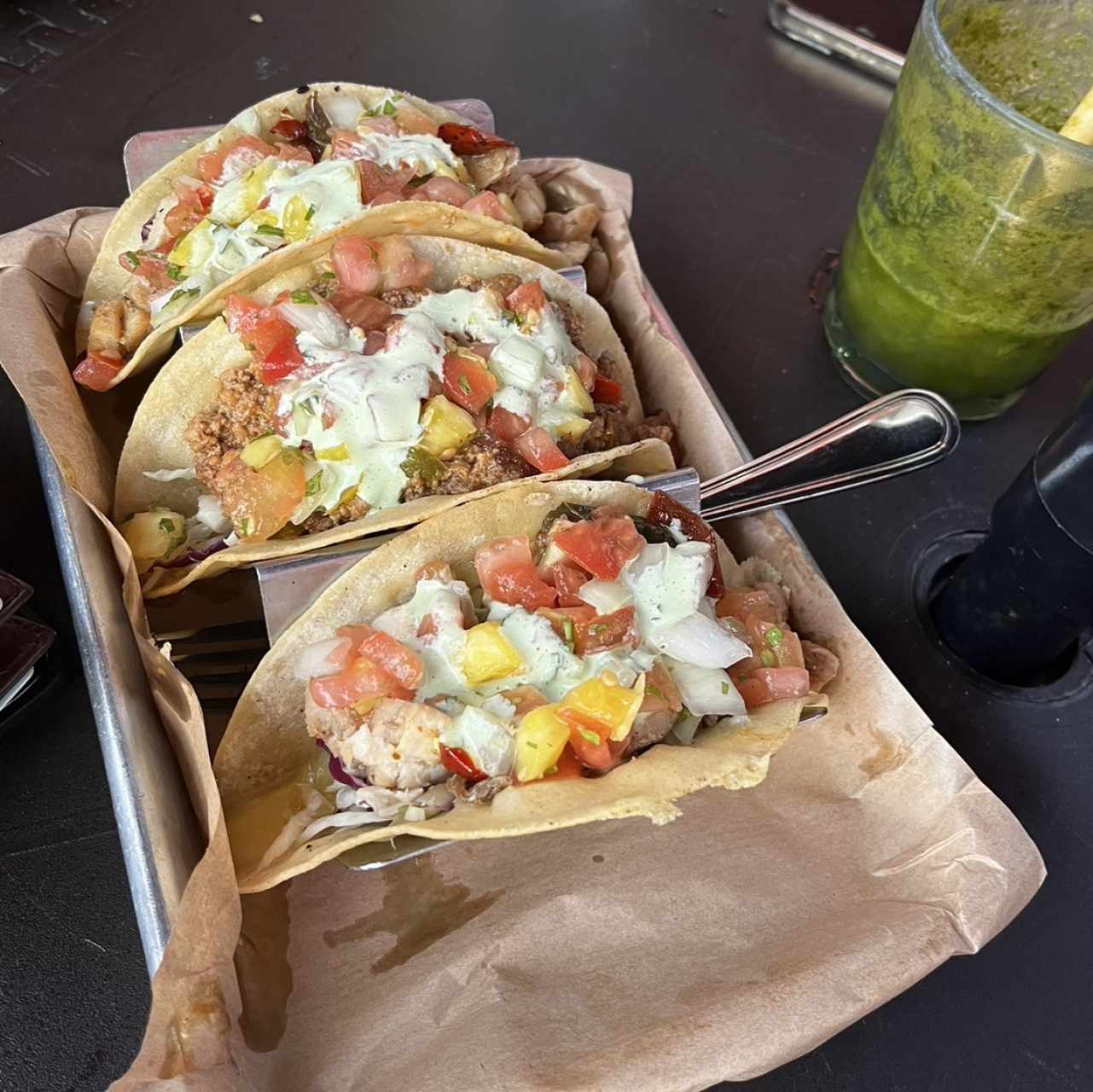 Trio de tacos 🌮