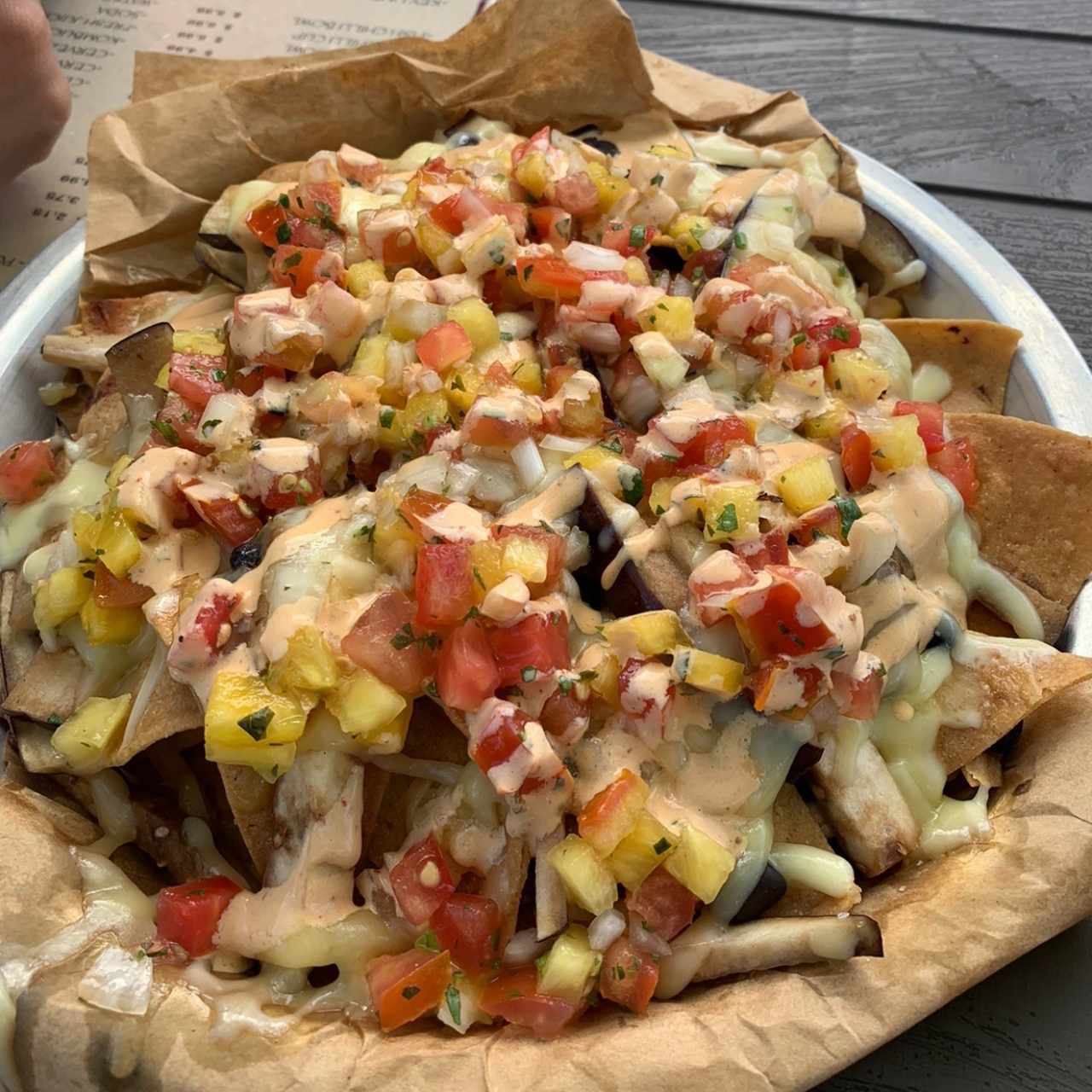 Nachos de Berengena