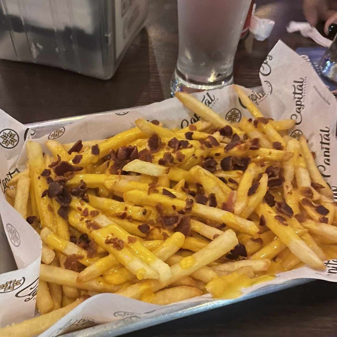 Cheese bacon fries