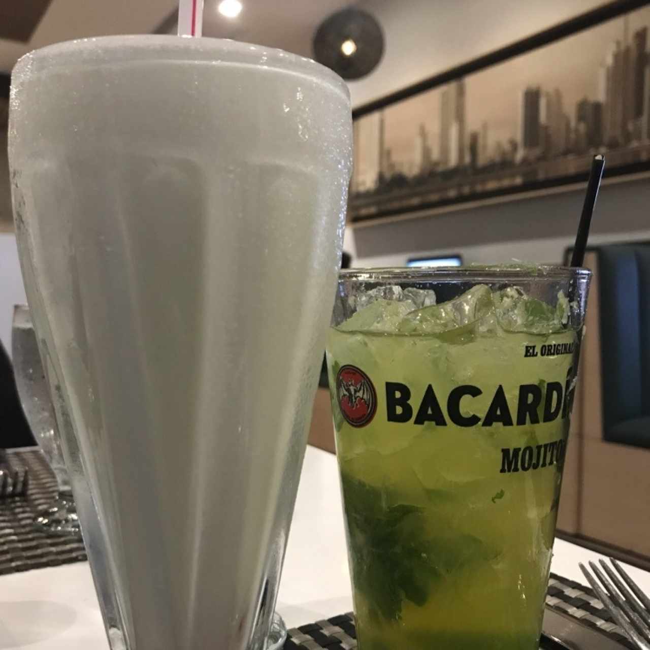 Piña colada y mojito