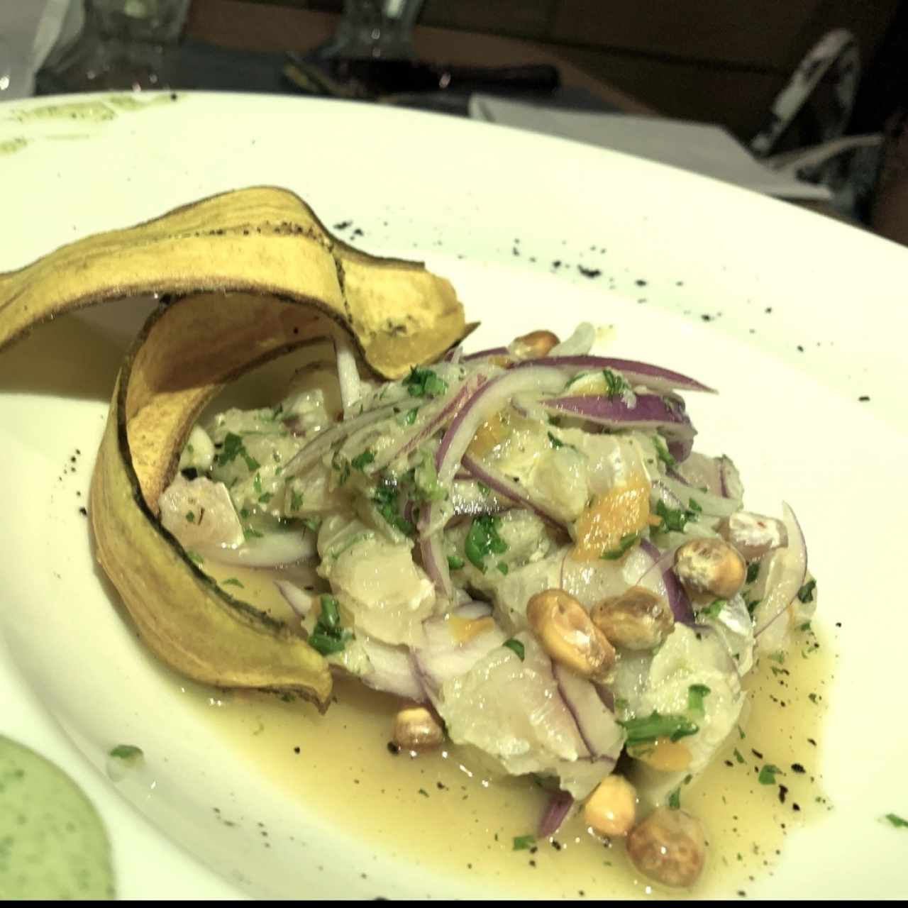 CEVICHE DE CORVINA / SEA BASS CEVICHE