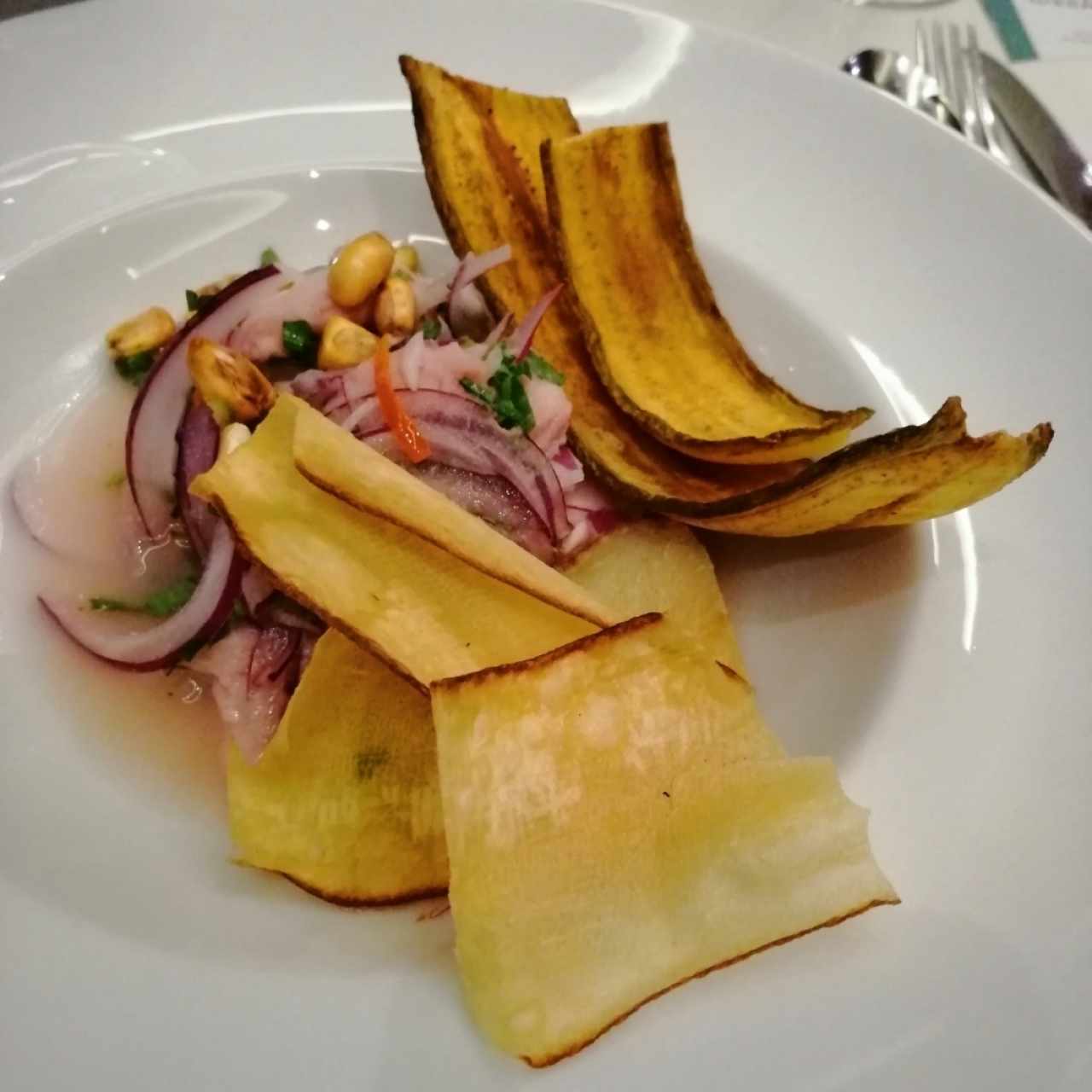 CEVICHE DE CORVINA / SEA BASS CEVICHE