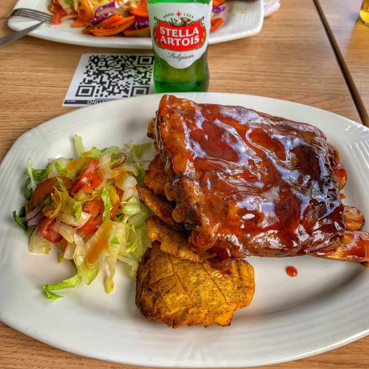 Platos Calientes - Costillas BBQ