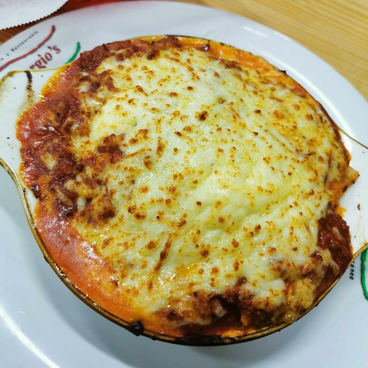 Lasagna de Carne Gratinada