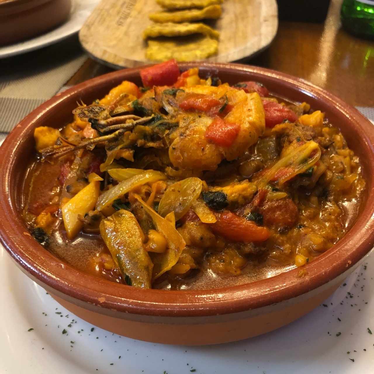 guacho de mariscos