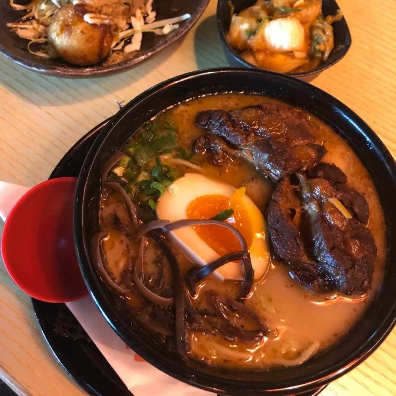 Ramen - Paiku Ramen, Kimchi, Y bolita de pulpo