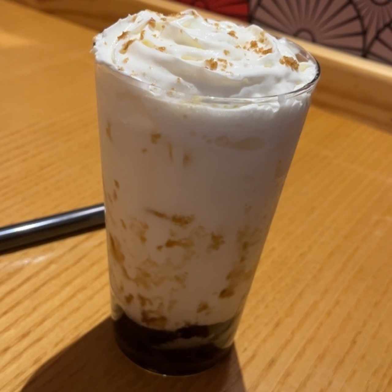 Brown boba latte