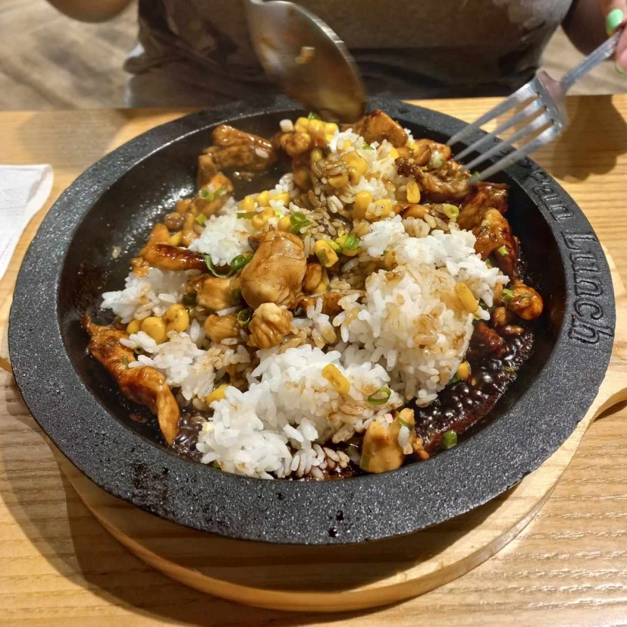 Arroces - Beef Sizzling Teppan (pollo)