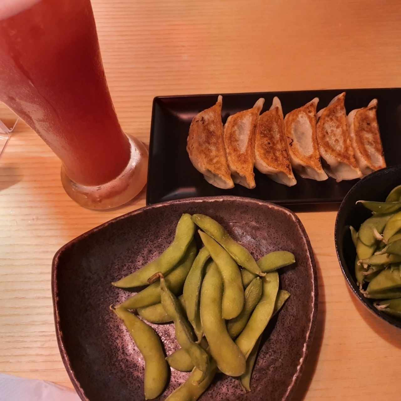 Entradas - Edamame y Gyozas ❤️
