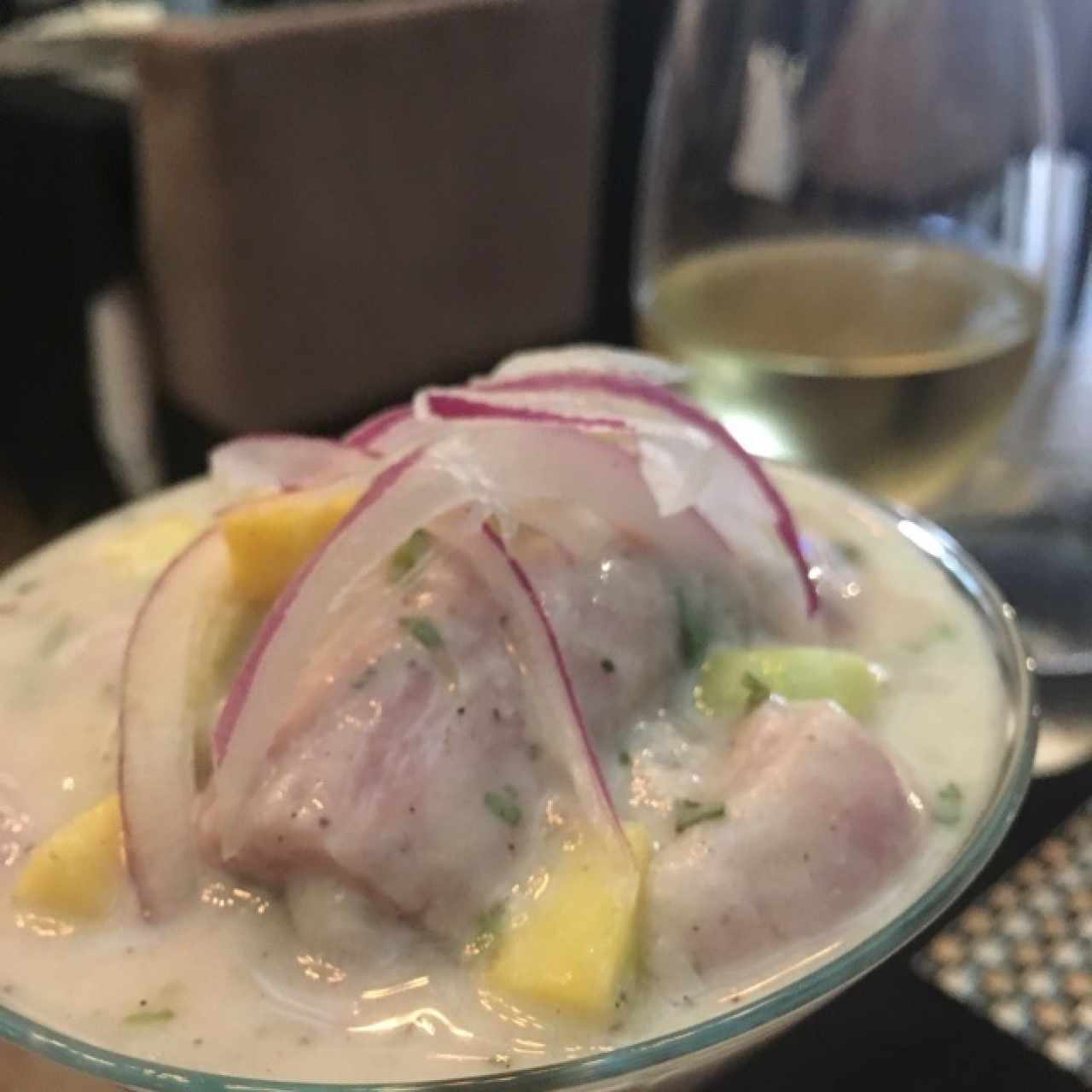 Ceviche al Yogurt