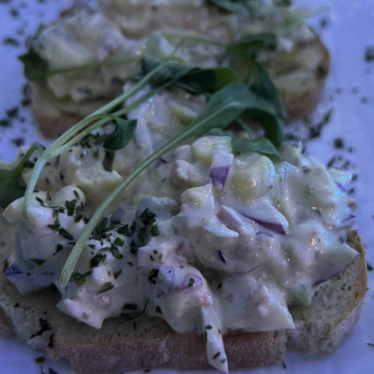 Bruschetta de Mariscos