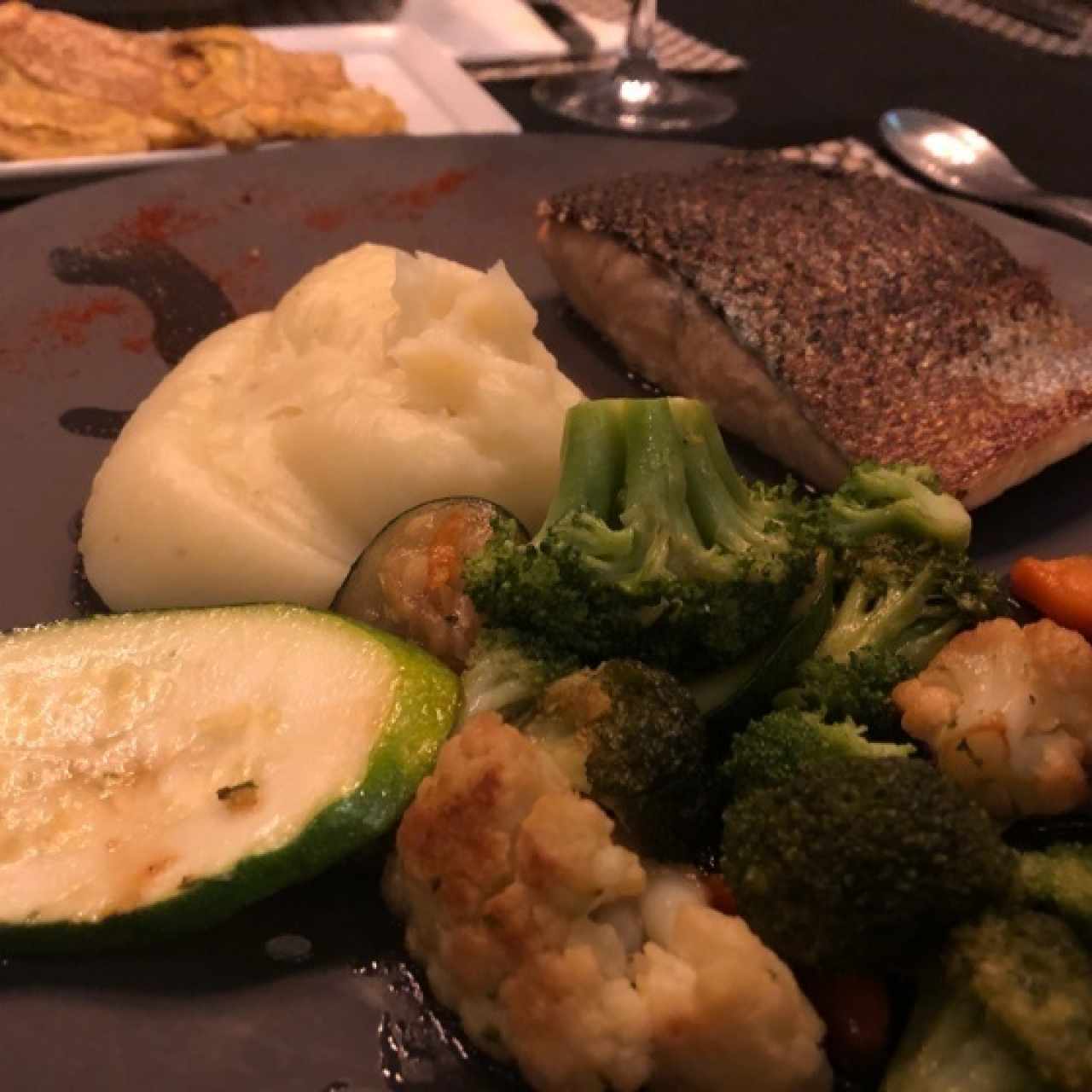 salmón a la plancha 