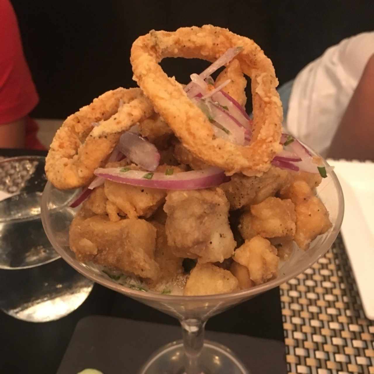 Ceviche Frito de Mariscos 