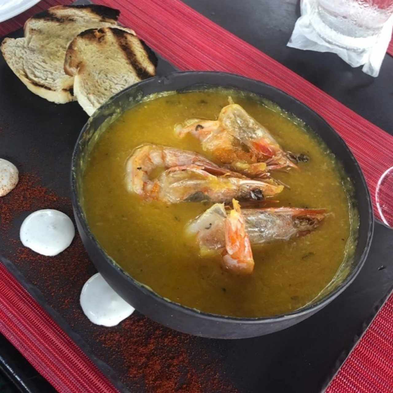 bisque de langostinos