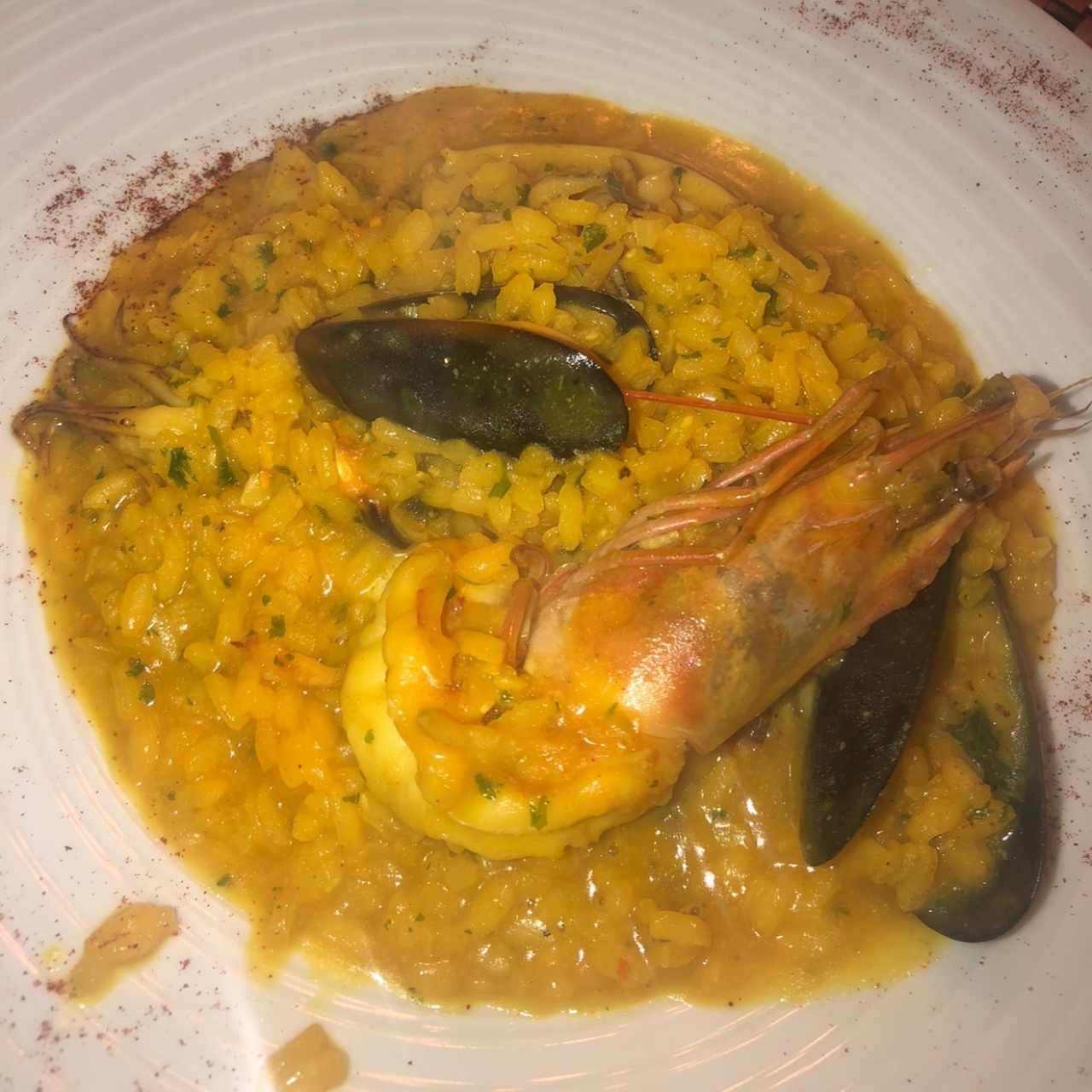 risotto de mariscos