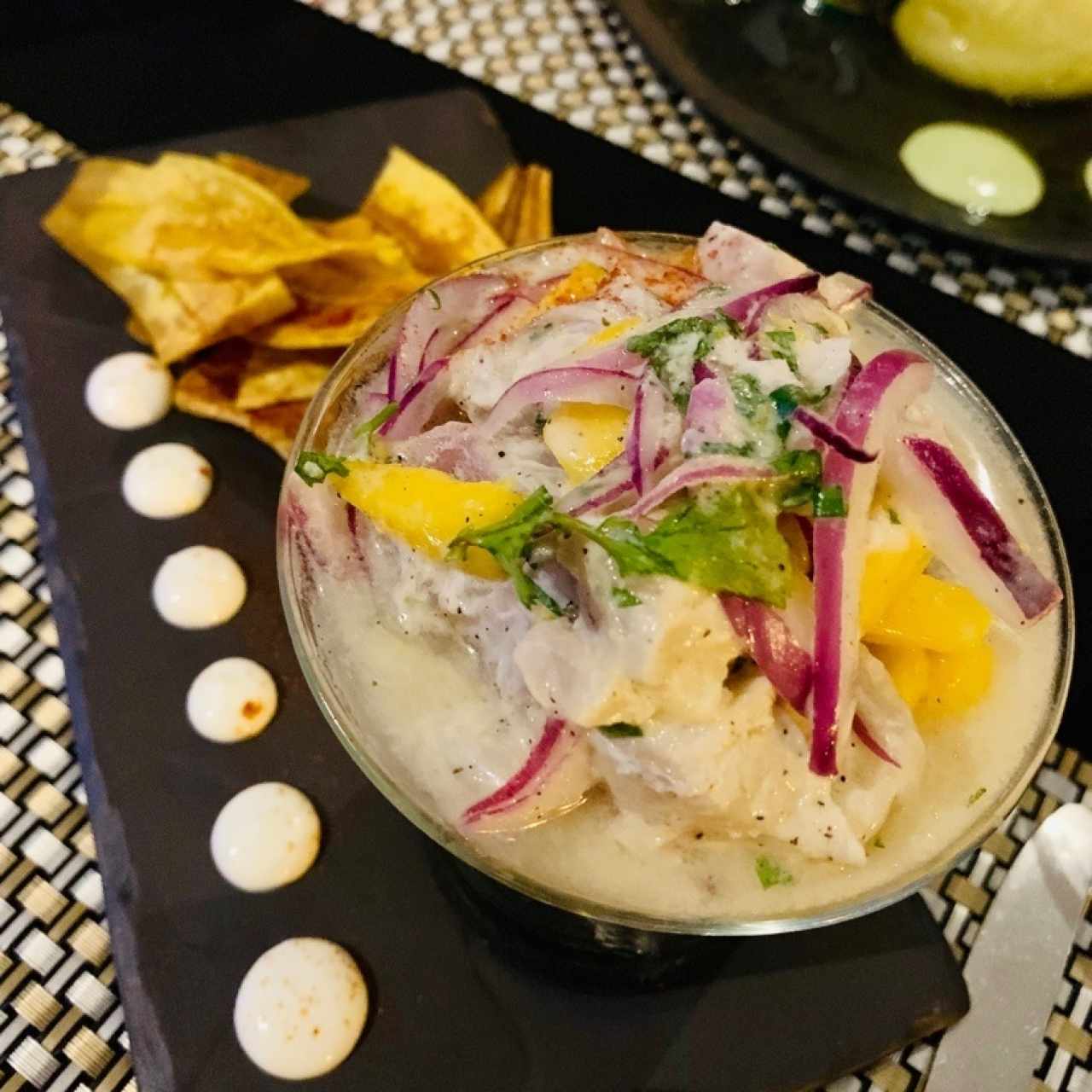 Ceviche de Yogurt