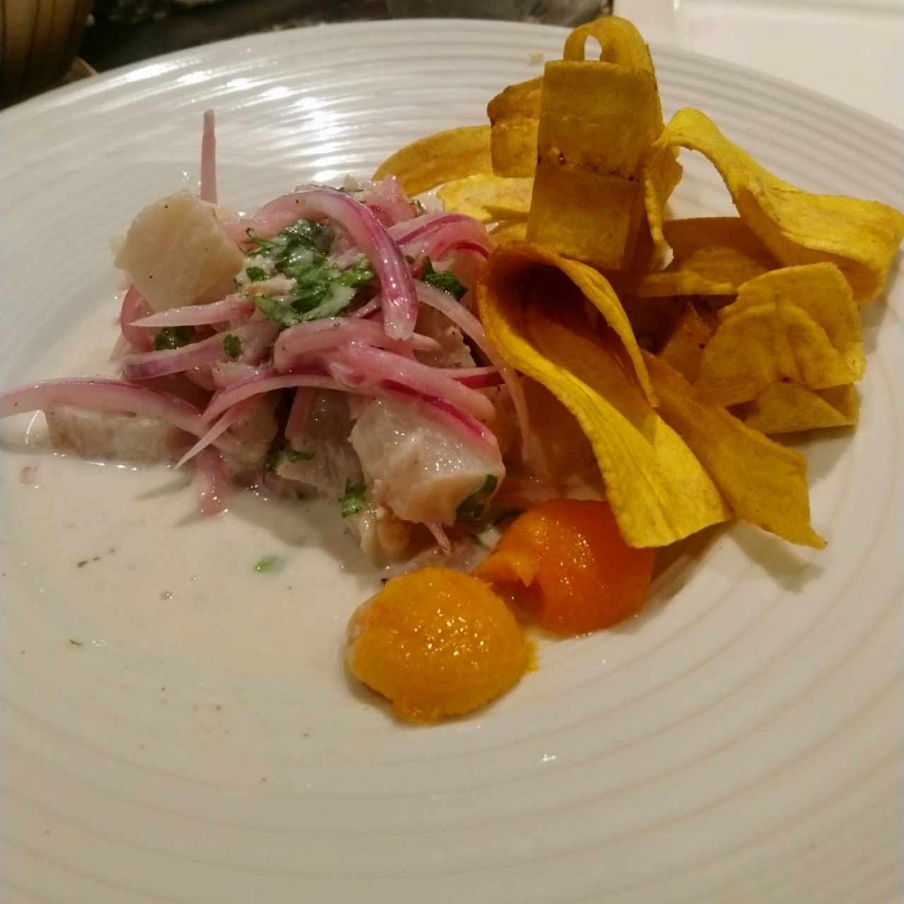 Ceviche de pescado 