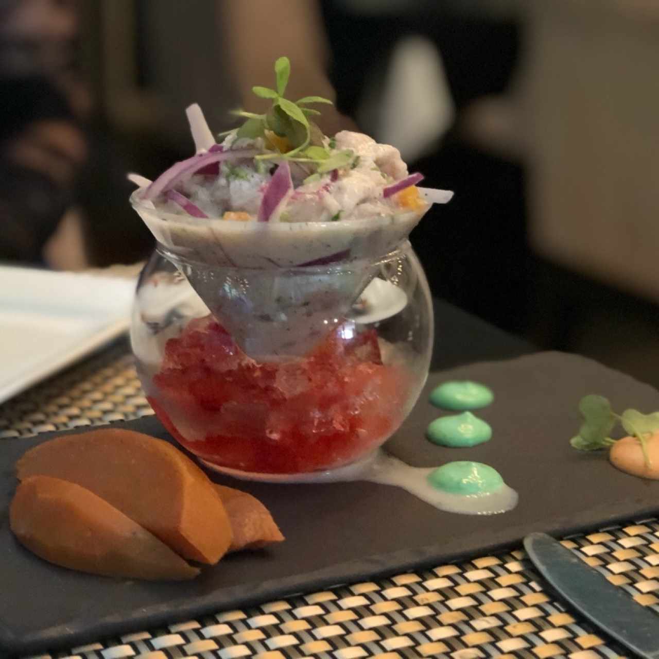 Ceviche de Yogurt