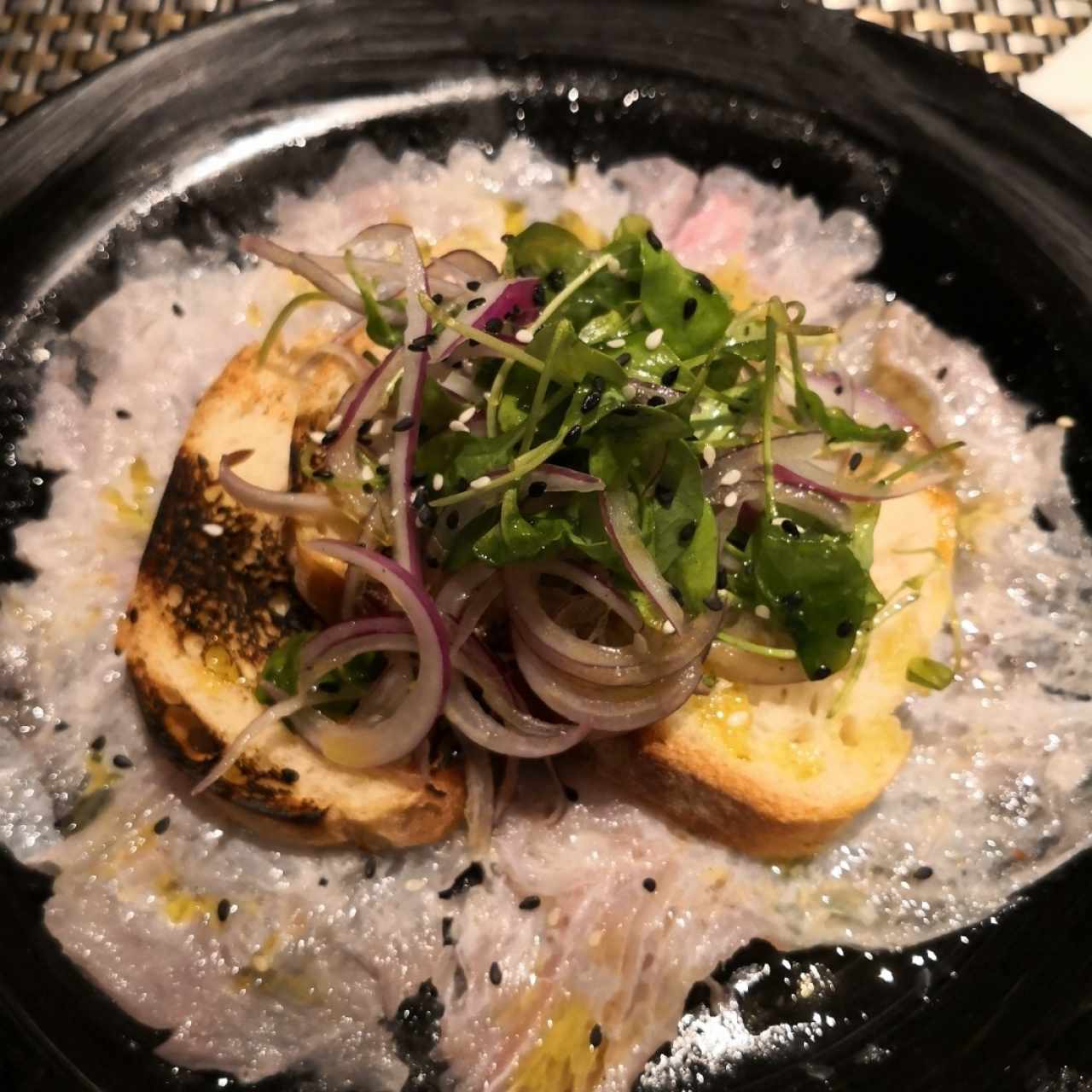 Carpaccio de corvina