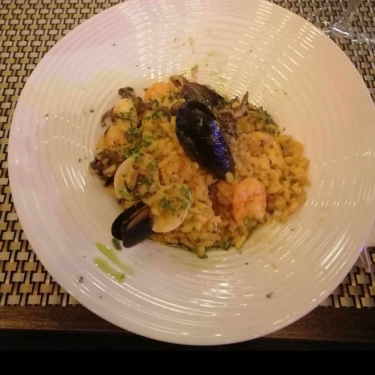 Paella de mariscos