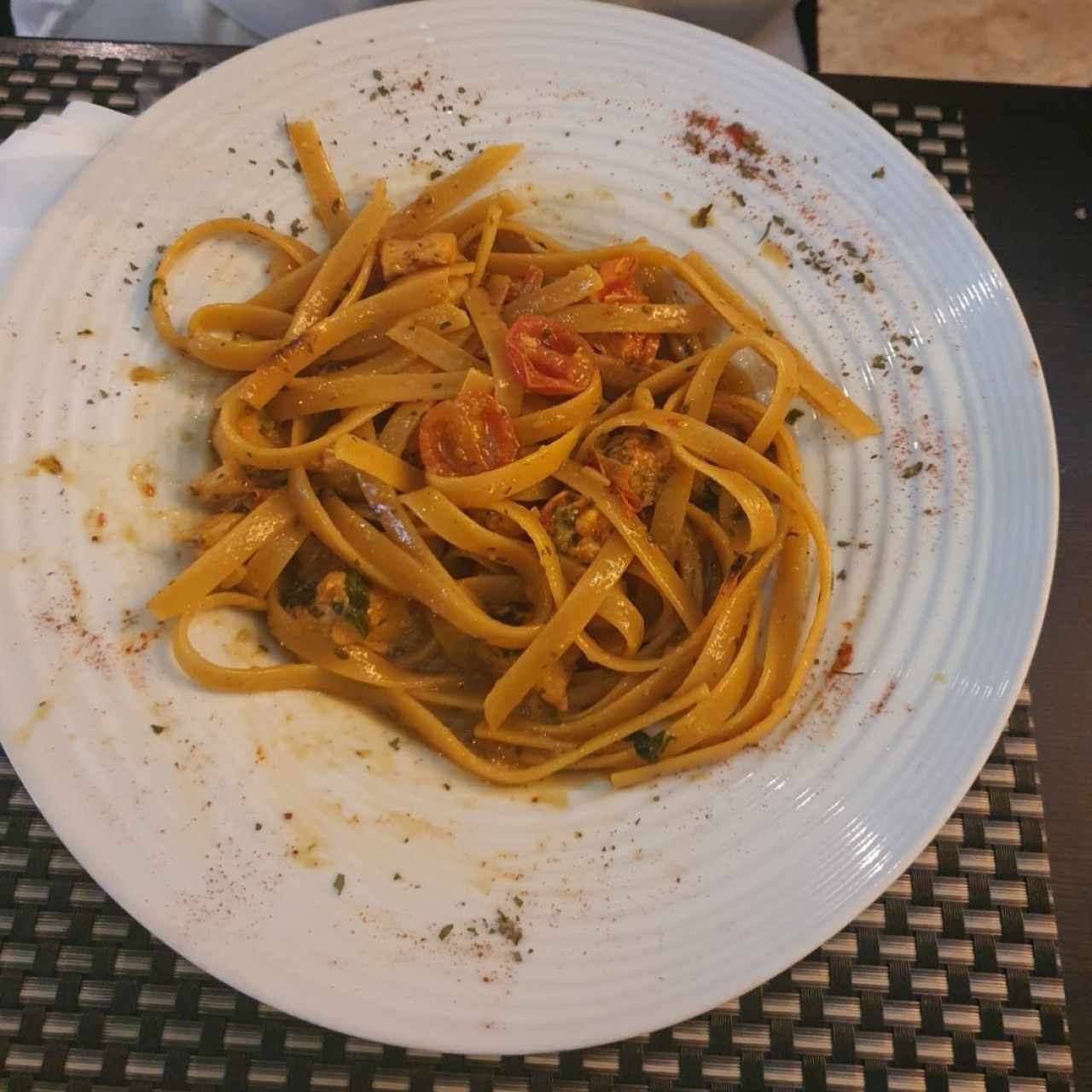 Pasta con langosta