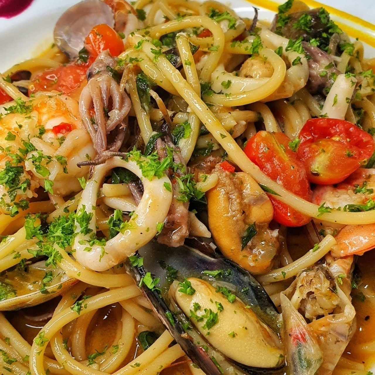 Pasta frutti di mare