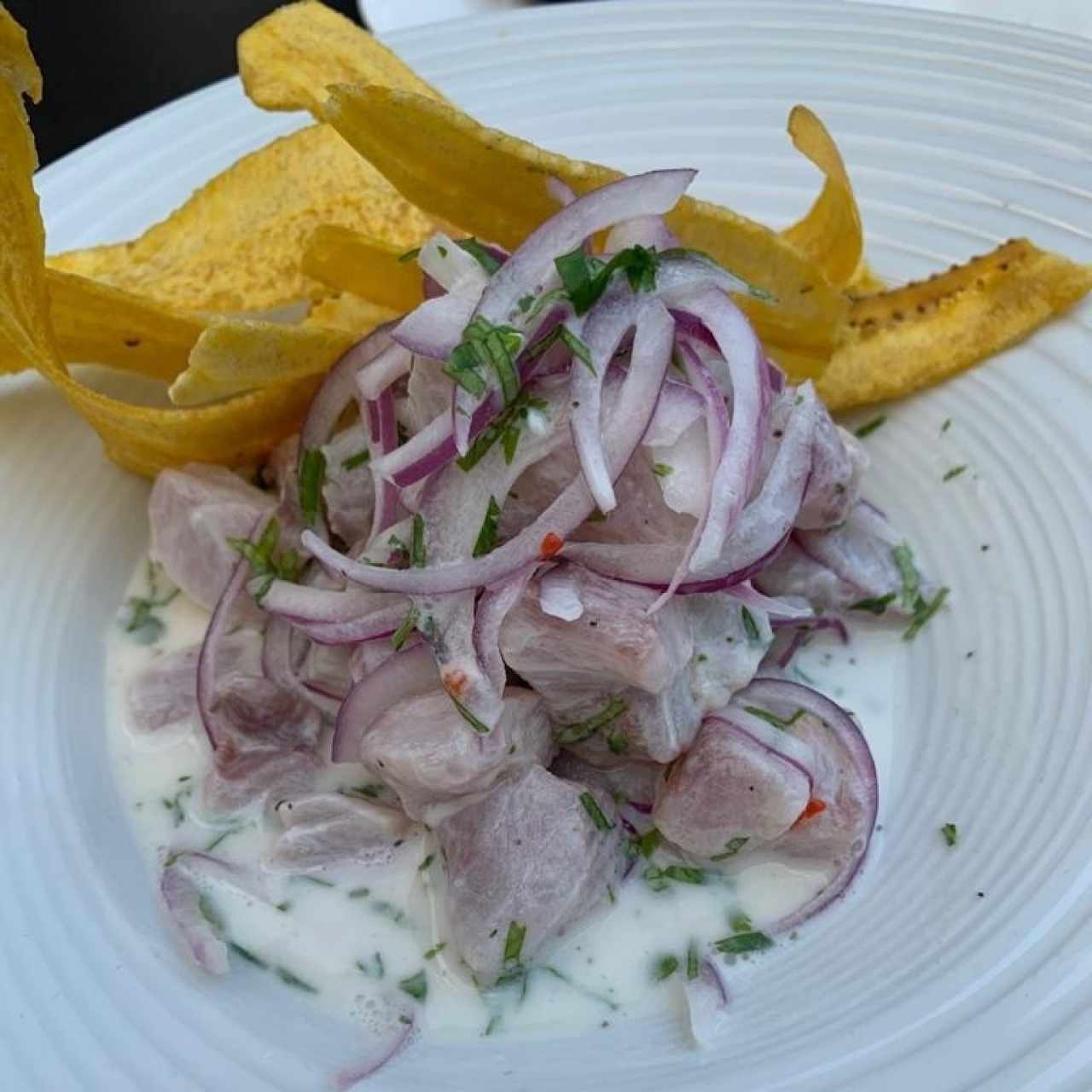 Ceviche de corvina 