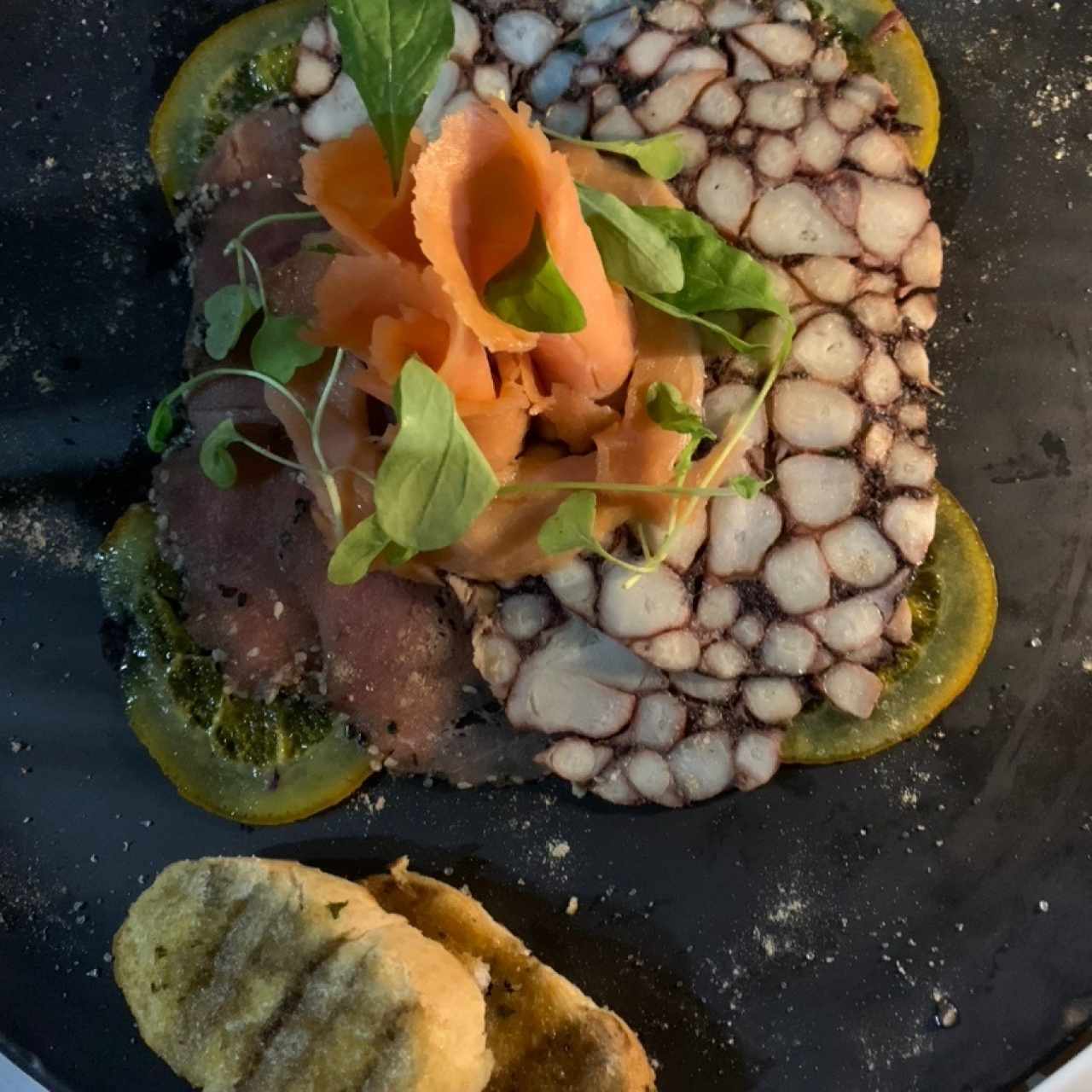 Carpaccio de mariscos