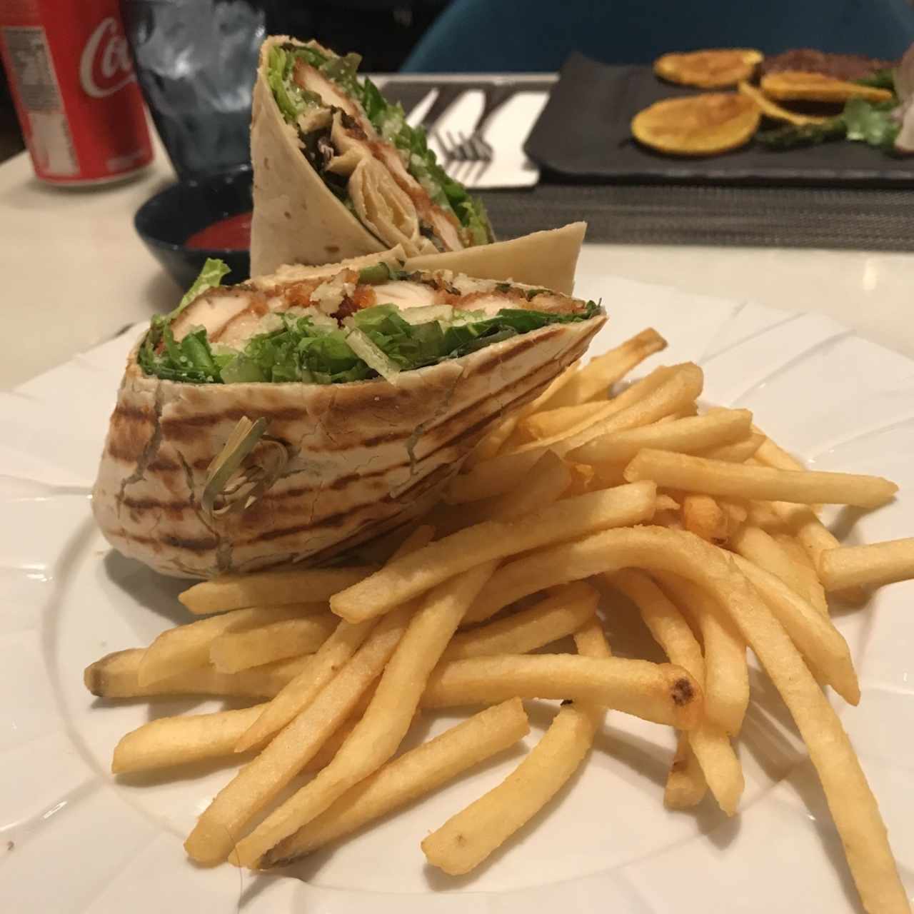 wrap pollo cesar