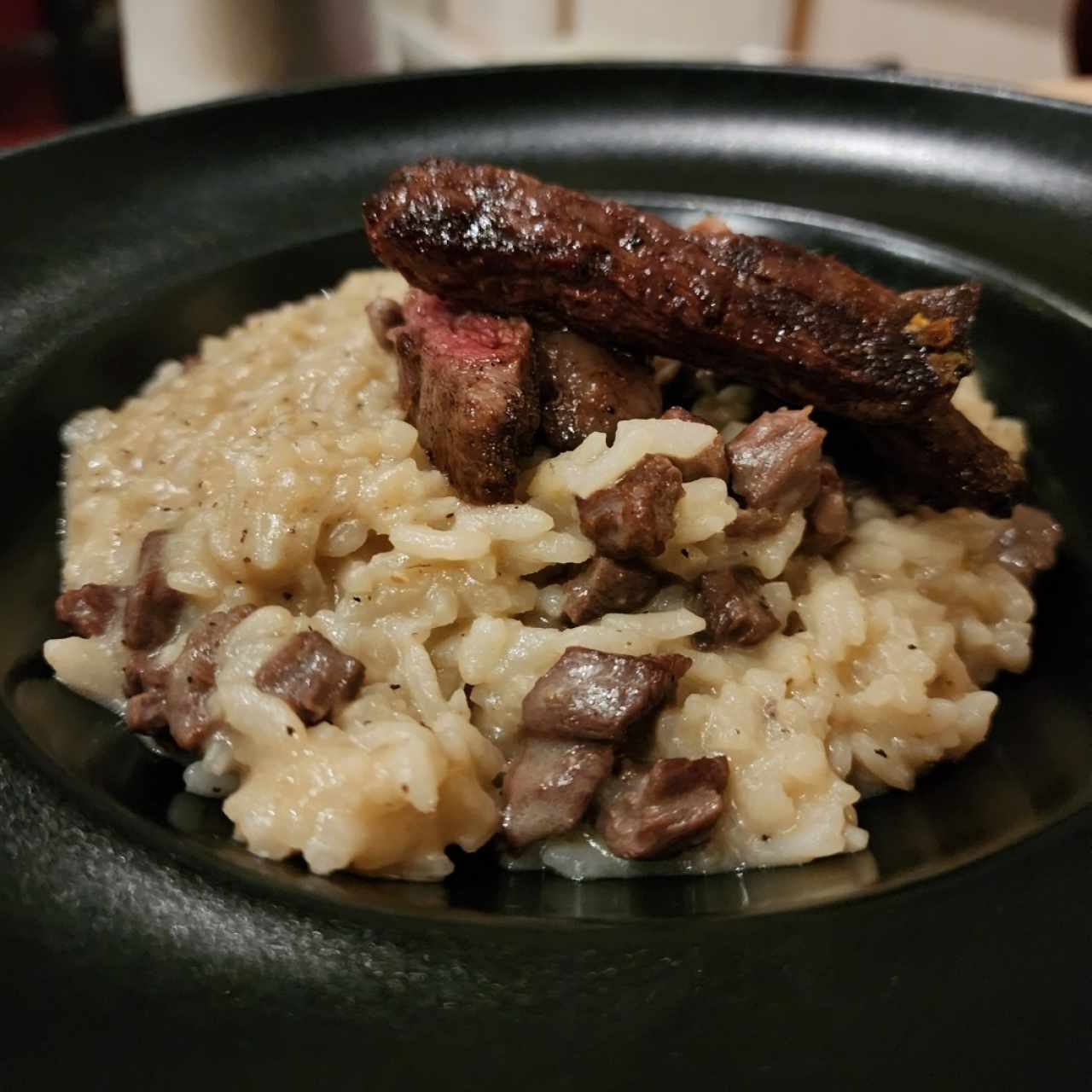 risotto con lomito