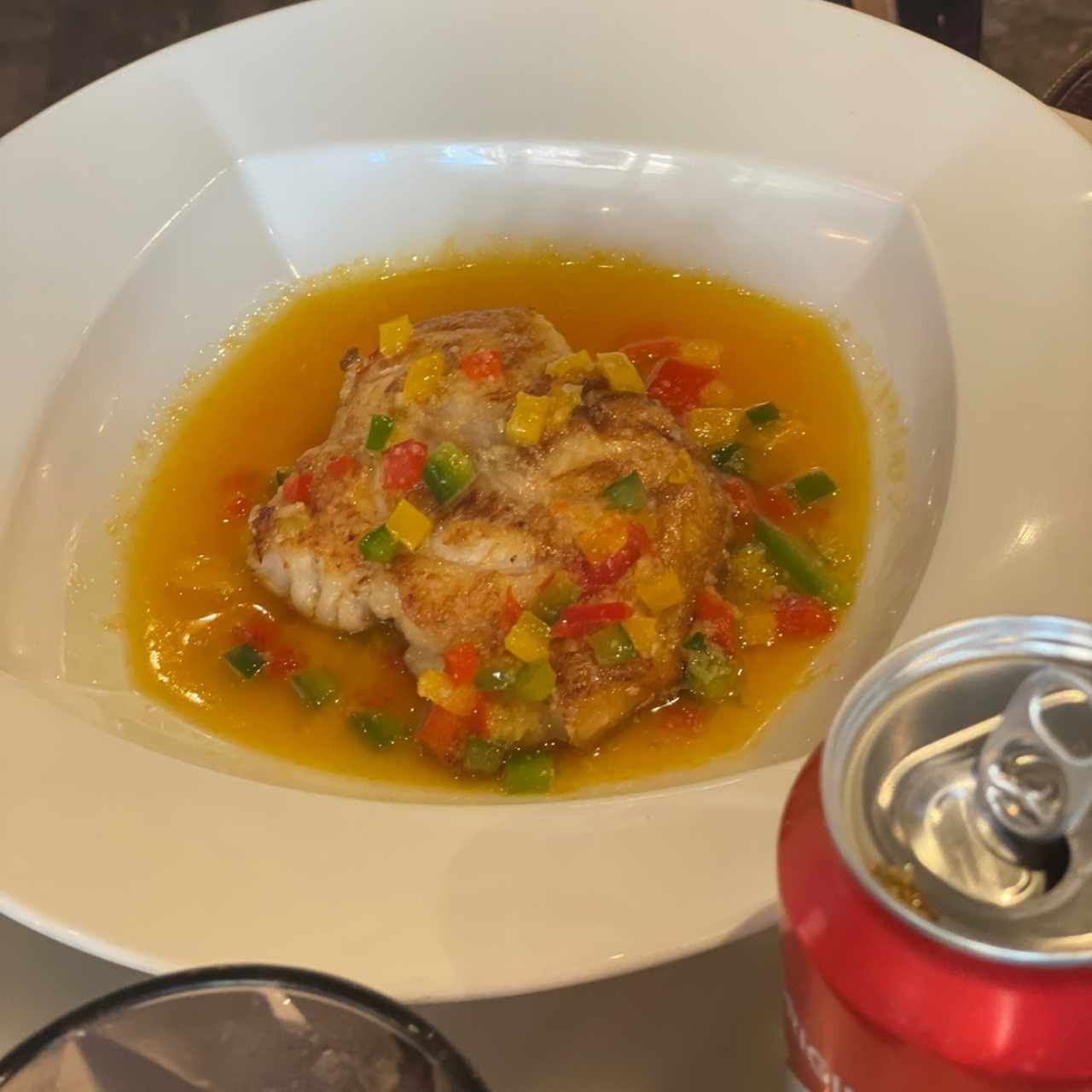 Pescado al ajillo