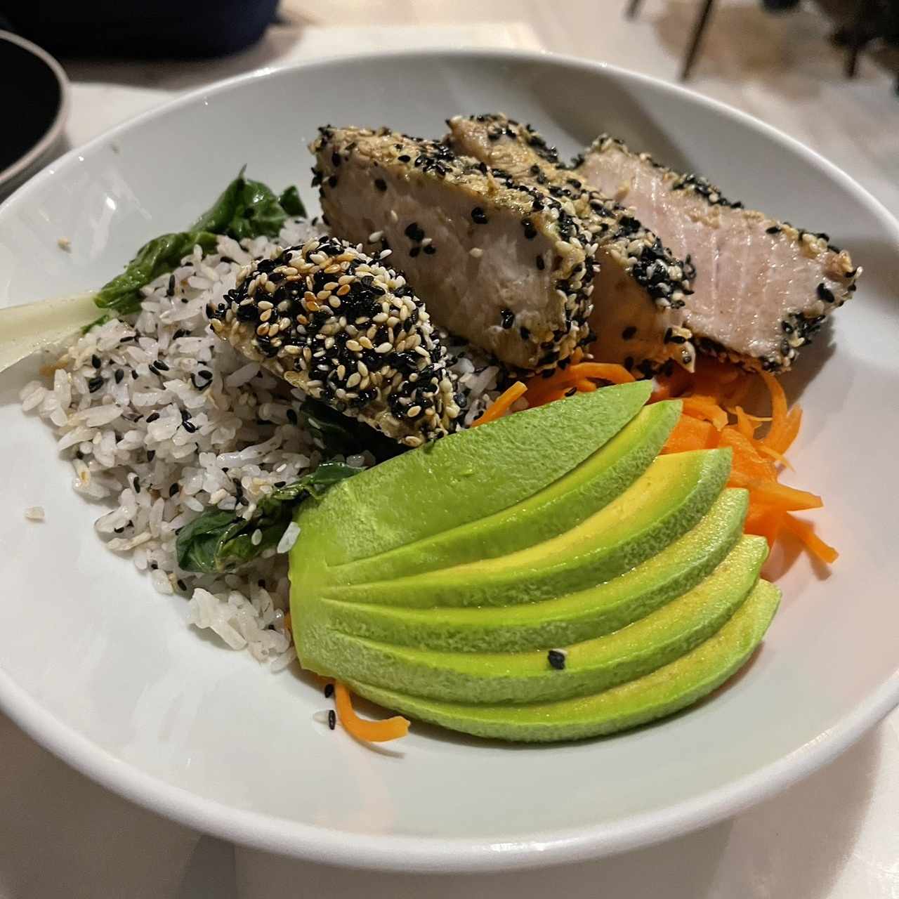 Ahi tuna bowl