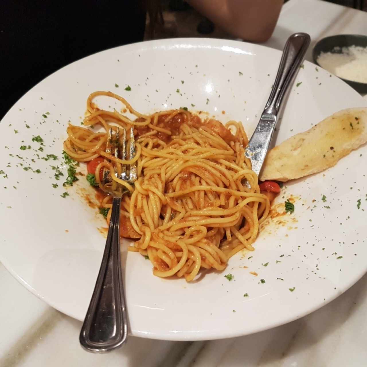 langostinos con pasta y curry