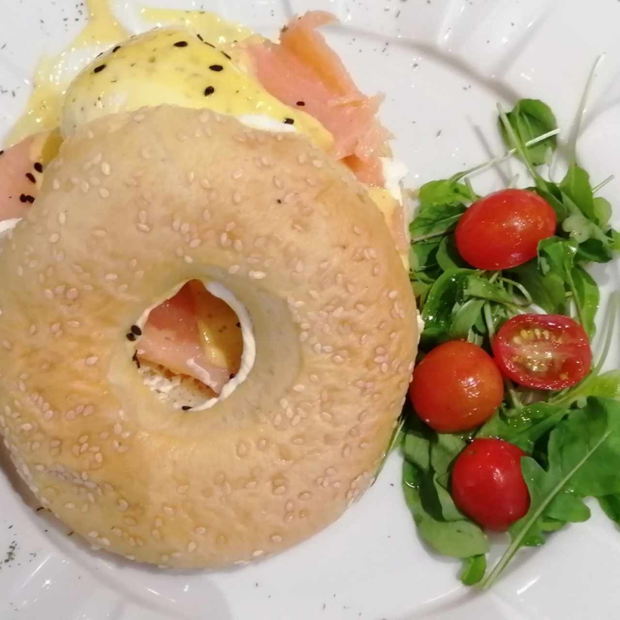 Bagel Benedictino 