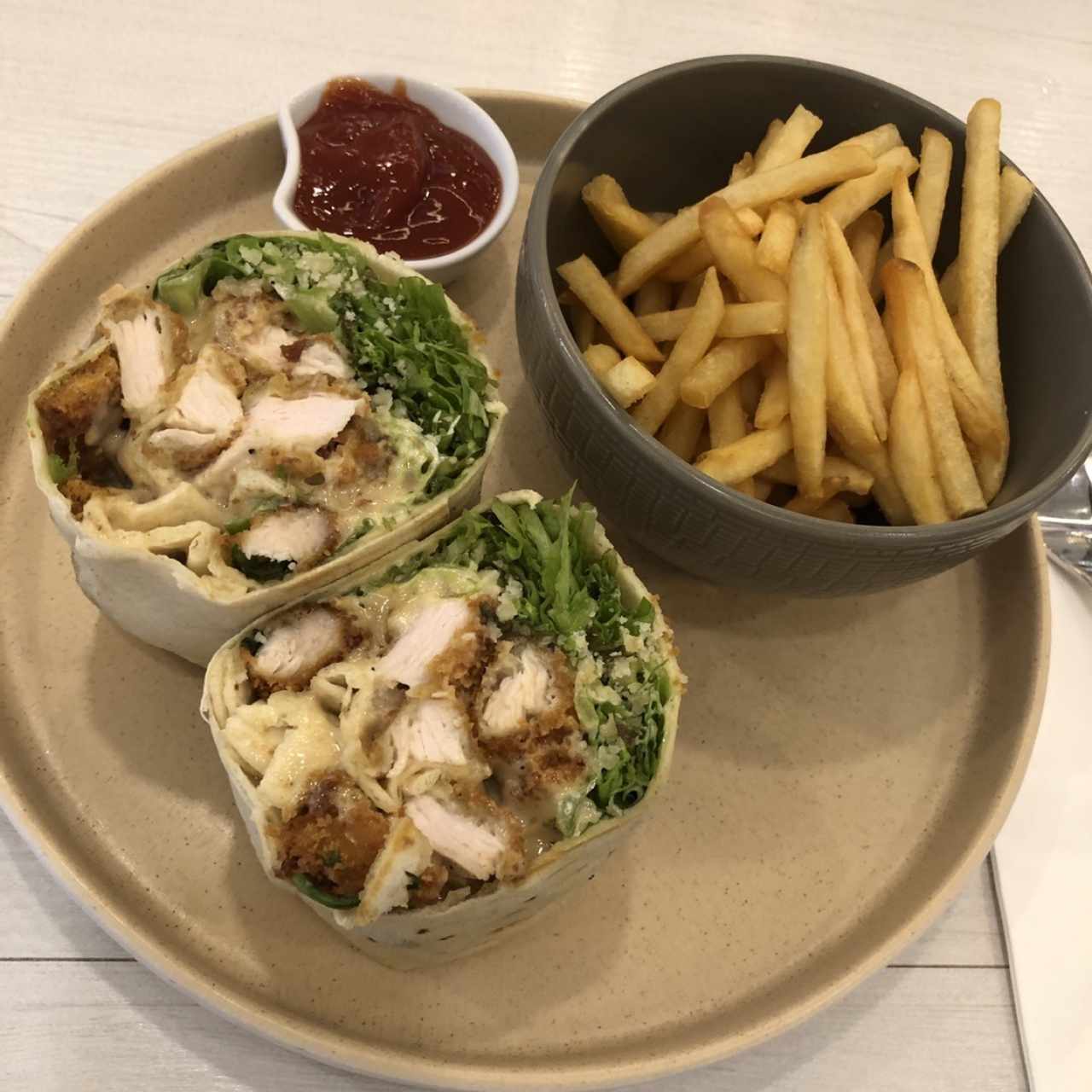 Cesar salad wrap