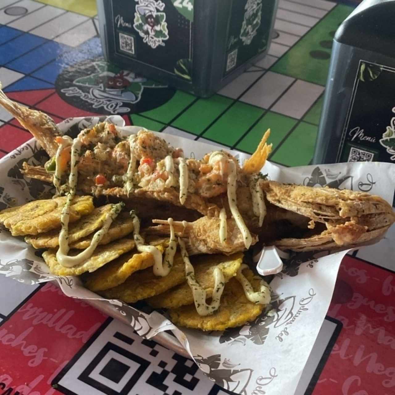 pescado relleno con ceviche