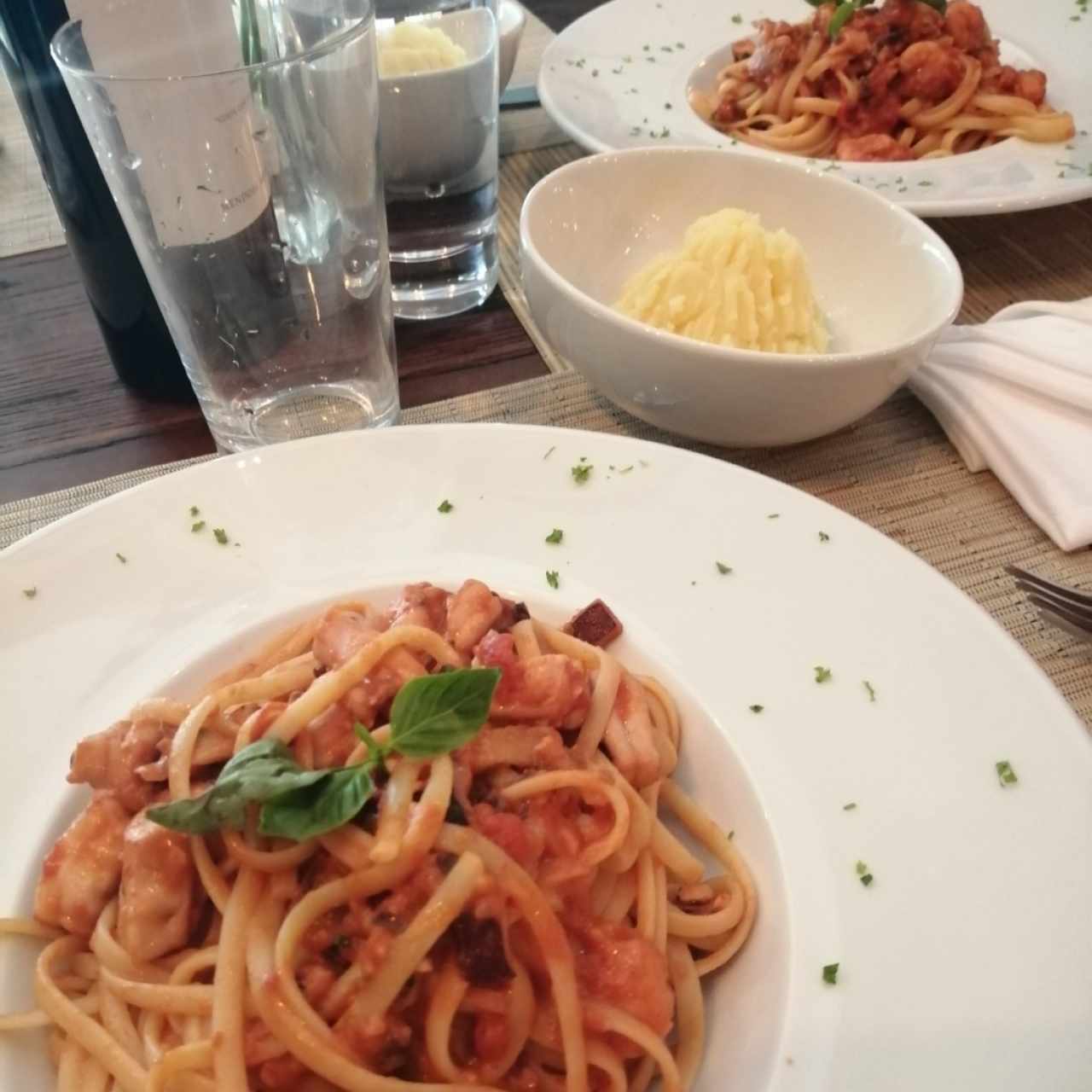 linguini de Mariscos