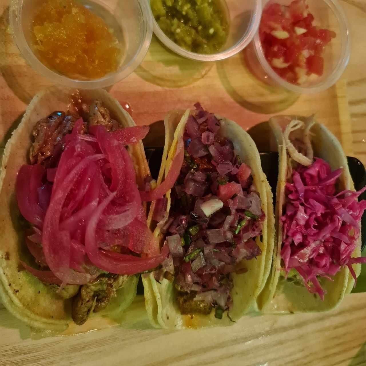 trio de tacos