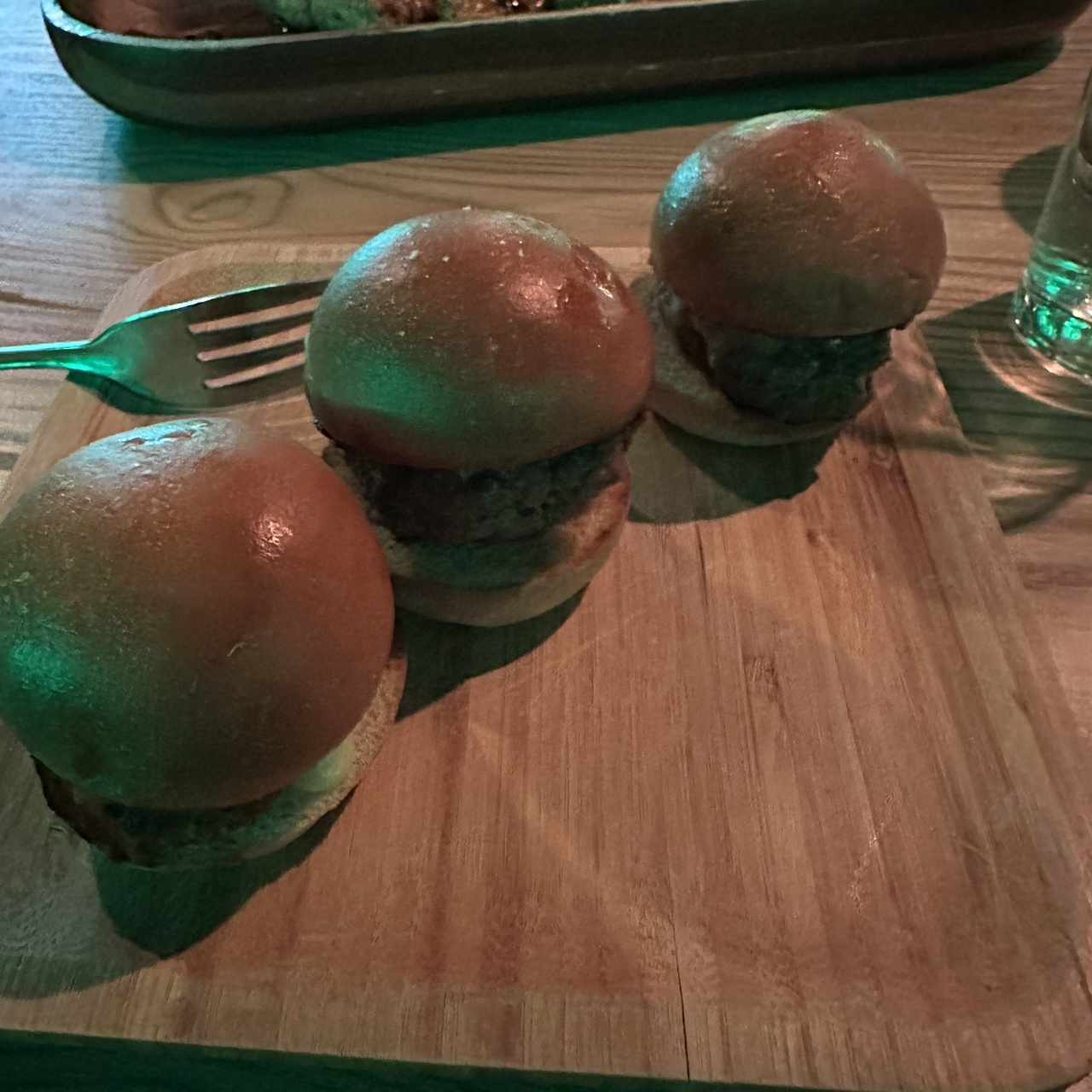 Trio de hamburguesa