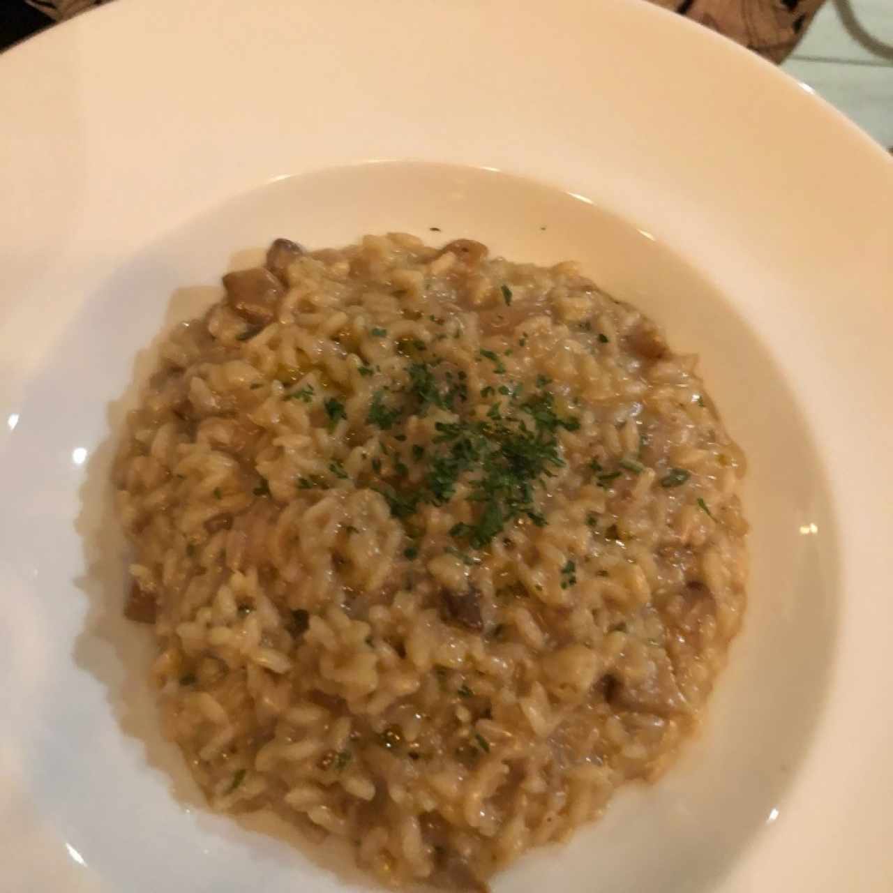 risotto porcini tartufo