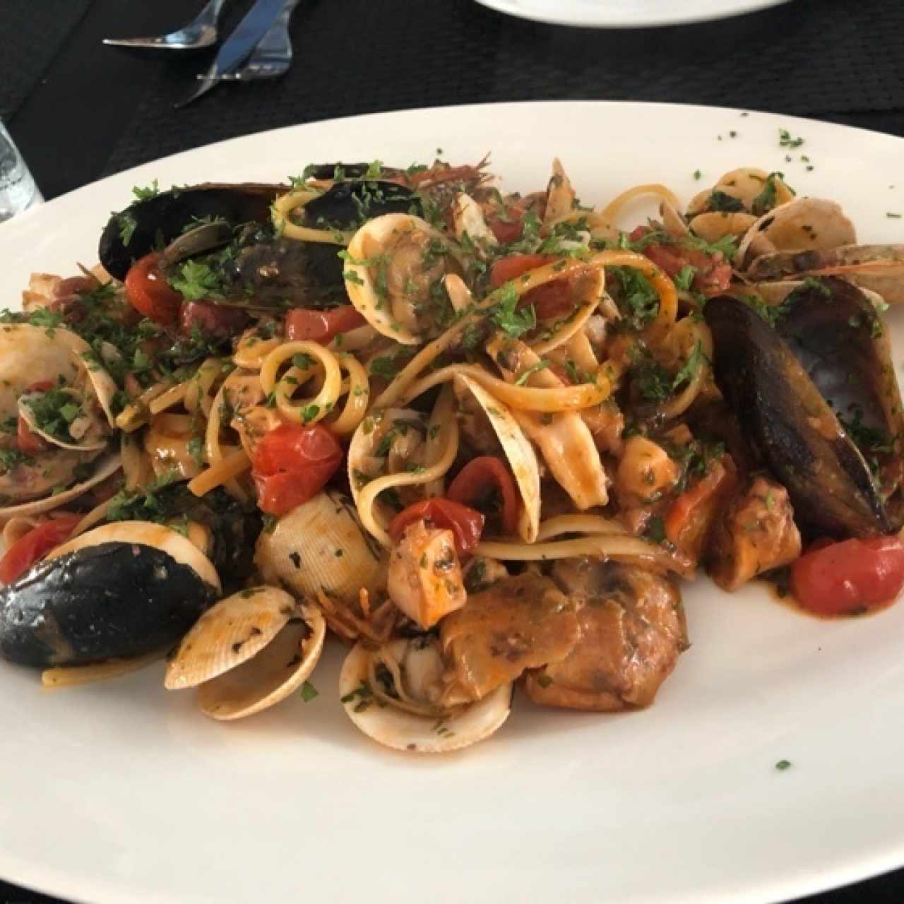 linguini a la scoglio. excelente