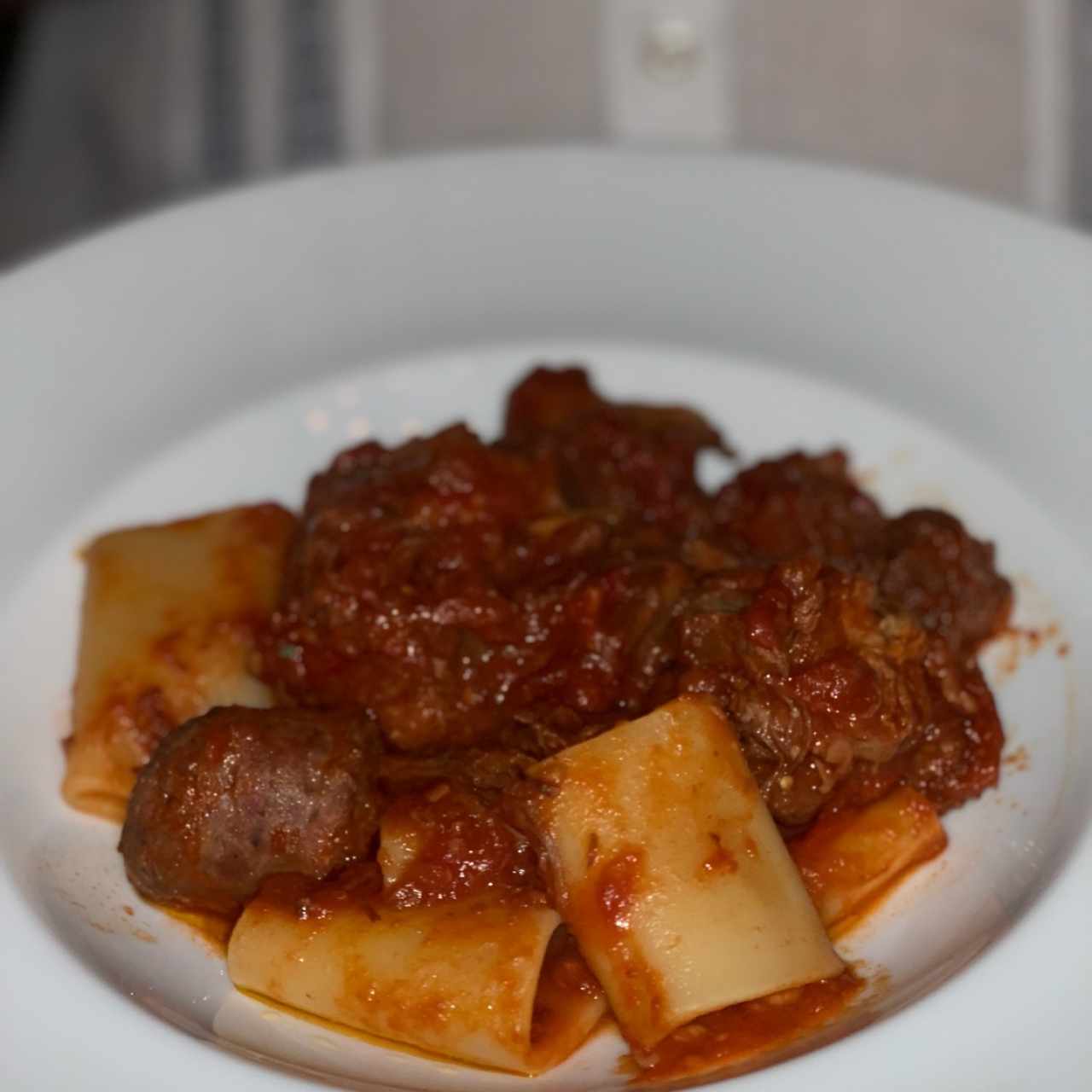 paccheri ragú napoletano